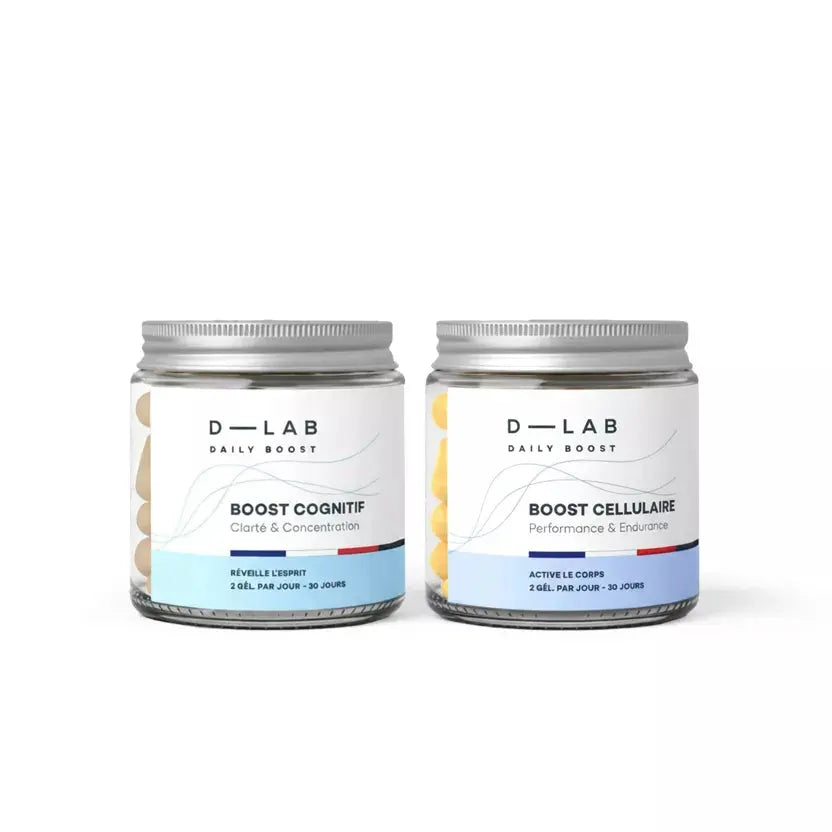 Routine Morning Boost - Active le corps et l'esprit - Compléments Alimentaires D-Lab Nutricosmetics