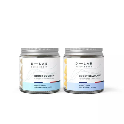Routine Morning Boost - Active le corps et l'esprit - Compléments Alimentaires D-Lab Nutricosmetics