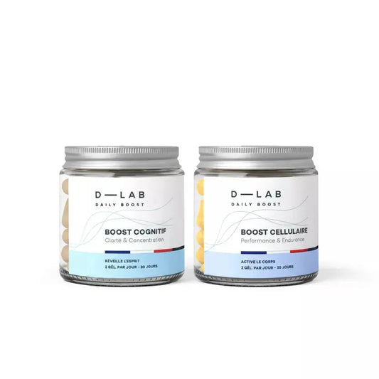 Routine Morning Boost - Active le corps et l'esprit - Compléments Alimentaires D-Lab Nutricosmetics