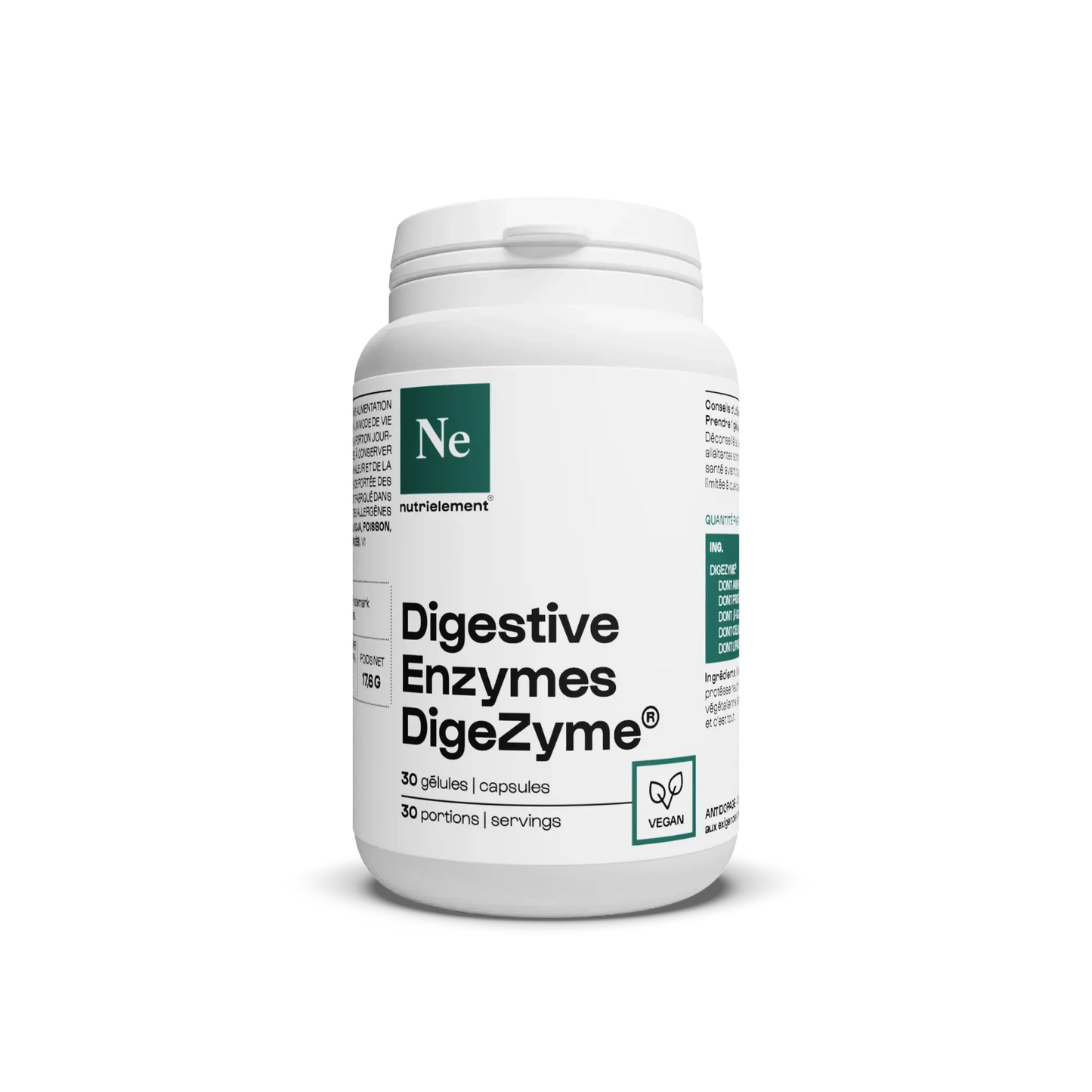 Enzymes digestives (Digezyme®) Nutrimuscle