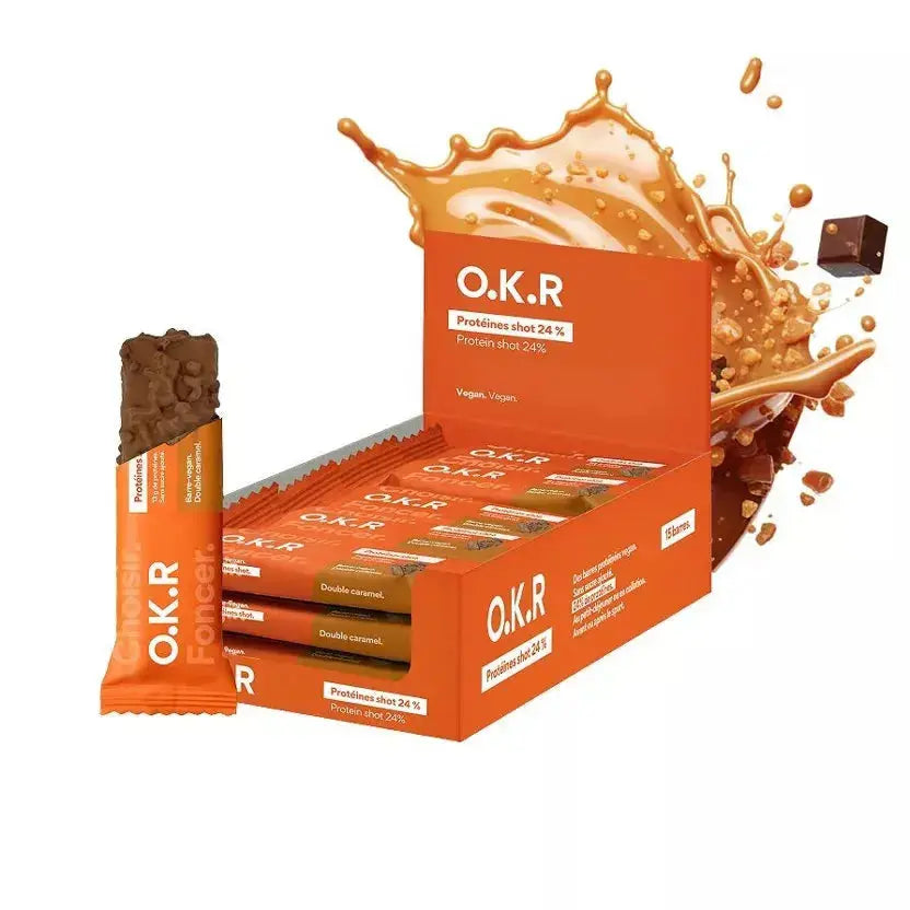 Barre Protéines Double Caramel - 40g Feed