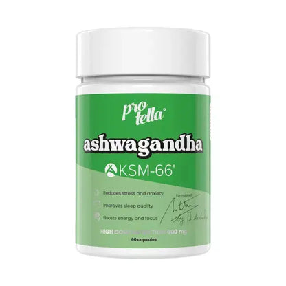 Ashwagandha  KSM66 600 mg - 60 capsules Protella