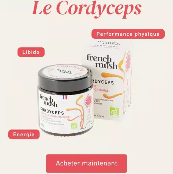 Poudre d'extrait de Cordyceps French Mush