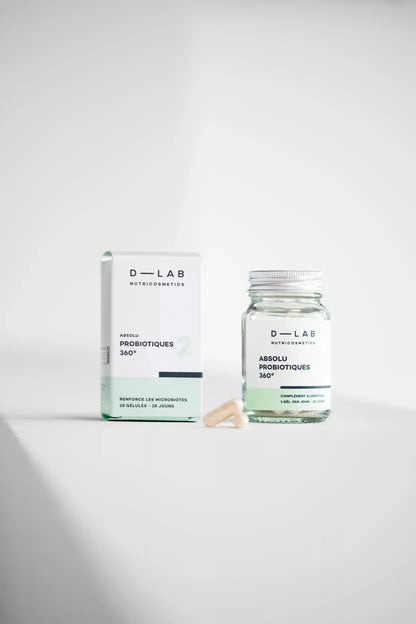 Absolu Probiotique 360° - Renforce les microbiotes - Compléments Alimentaires D-Lab Nutricosmetics