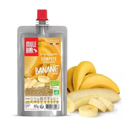 Compote énergétique aux fruits Bio - Banane Mulebar