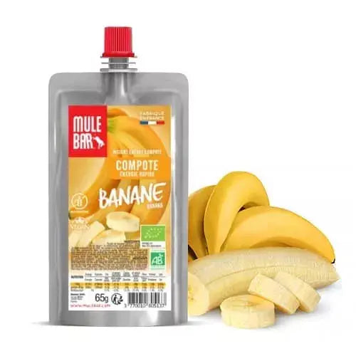 Compote énergétique aux fruits Bio - Banane Mulebar