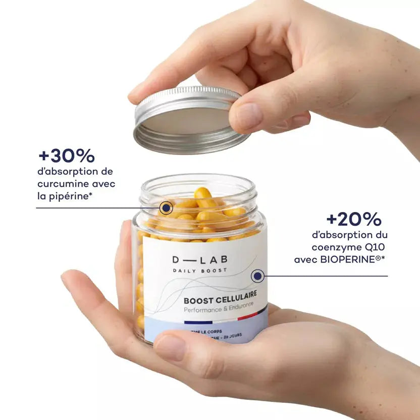 Boost Cellulaire - Réveille l'esprit - Compléments Alimentaire D-Lab Nutricosmetics