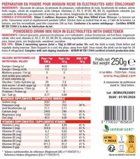 Boisson d'hydratation en poudre à diluer aux fruits rouges 250g Mulebar