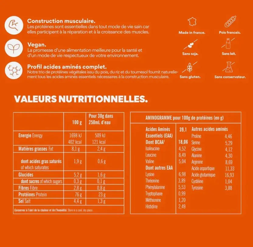 Protéines Végétales Café Latte 600g O.K.R