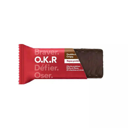 Barre-repas Double Chocolat Crispy - 100g Feed