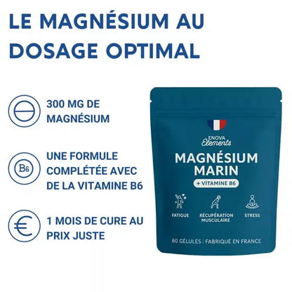 Magnésium Marin 60 gélules Laboratoires ENOVA