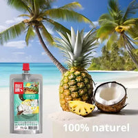 Compote énergétique aux fruits Bio - Ananas Coco Mulebar