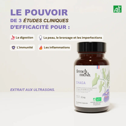 Extraits Chaga 56 gélules
