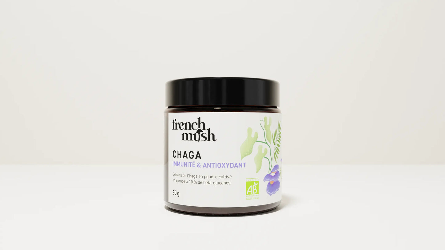 Poudre d'extraits de Chaga 30g