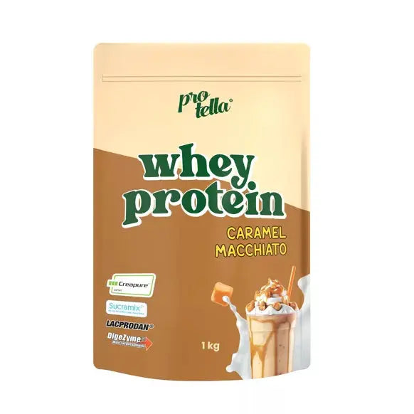 Whey protéine 1 kg - Caramel Macchiato glacé Protella