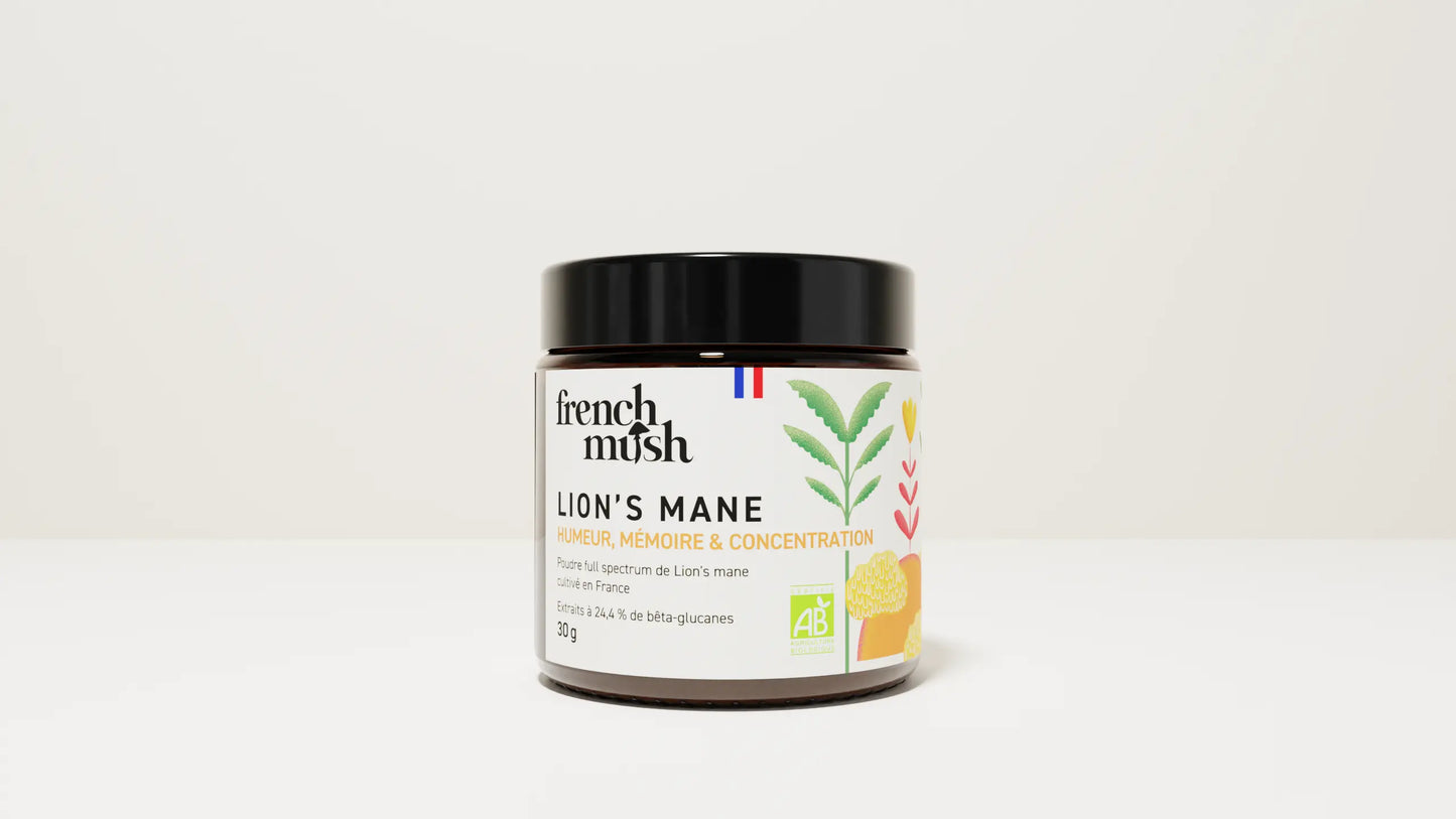 Poudre d'extraits de Lion's Mane 30g