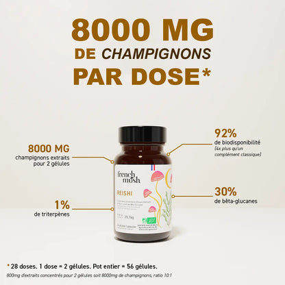 Extraits Reishi 56 gélules
