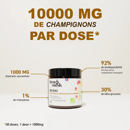 Poudre d'extraits de Reishi 30g