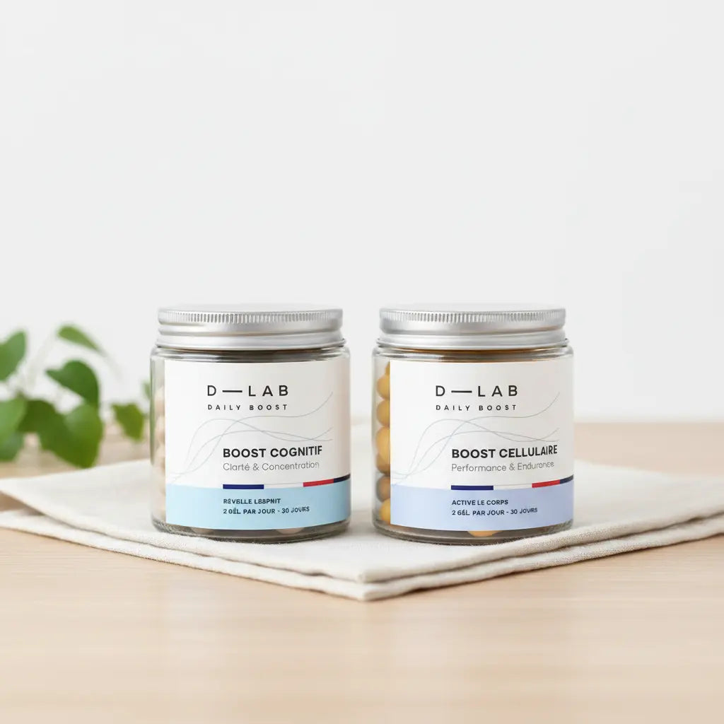 D-LAB Daily Boost - Étiquettes bleues