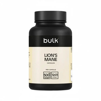 Lion's Mane BULK – Face fond blanc