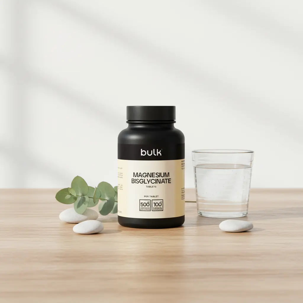 Magnésium Bisglycinate BULK – Mise en scène Récupération & Sérénité