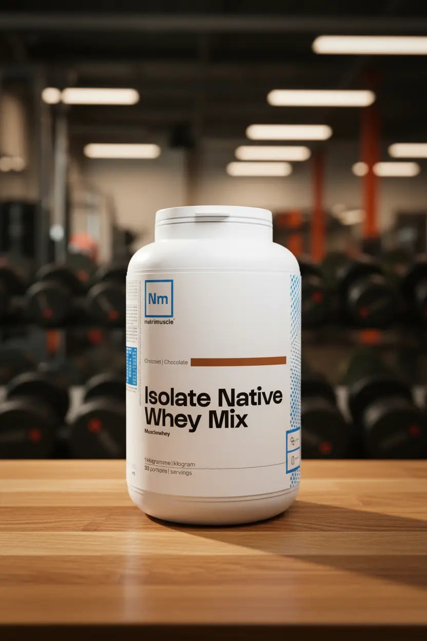 Nutrimuscle Isolate Native Whey Mix - Fond Sport Bois