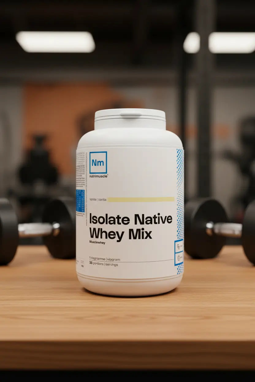 Nutrimuscle Isolate Native Whey Mix Vanille - Fond Sport