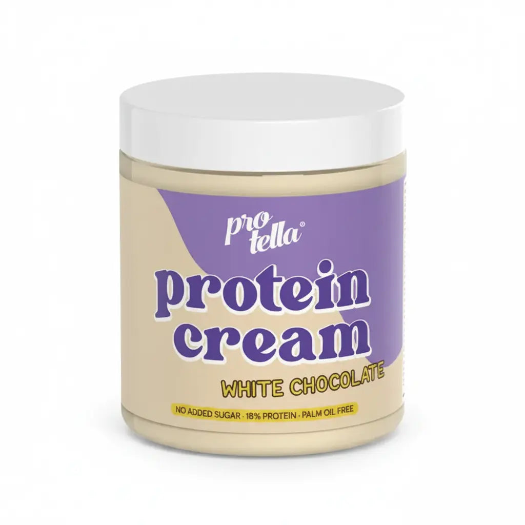 Protella Protein Cream White Chocolate fond blanc