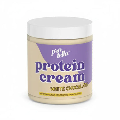 Protella Protein Cream White Chocolate fond blanc